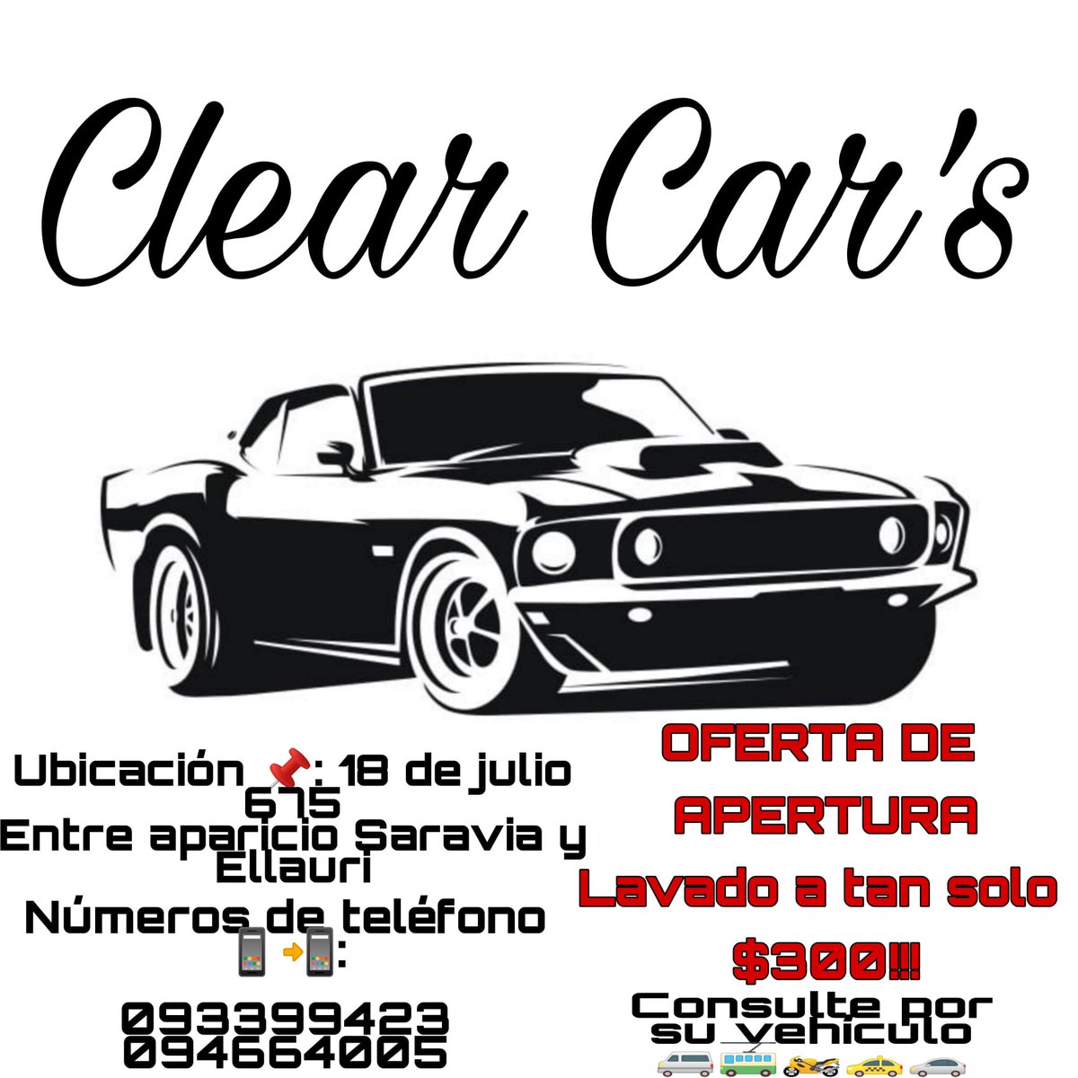 Muy buenos productos para el cuidado de los vehículos.