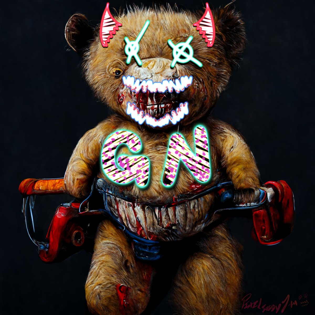 PixelBuddyJam's tweet photo. Good Night 😈 https://t.co/xaG9gkIwdp