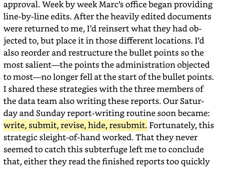 jeffreytucker's tweet image. Before posting my final review of D. Birx's book, I offer you one more excerpt on how she doctored the weekly Covid reports to the states coming from the White House. You won't believe this one.