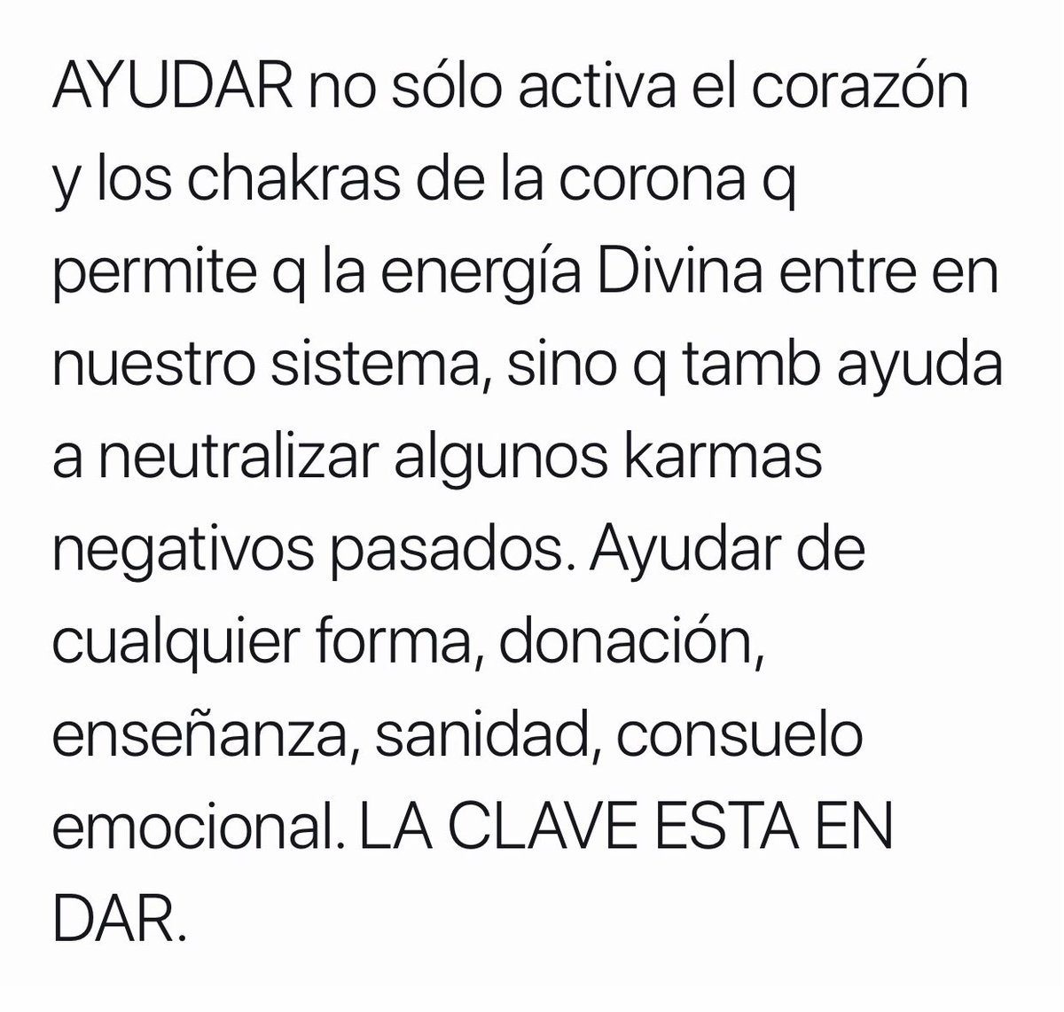 Sololuz5's tweet photo. La clave es … DAR ! https://t.co/TsQE01WthB
