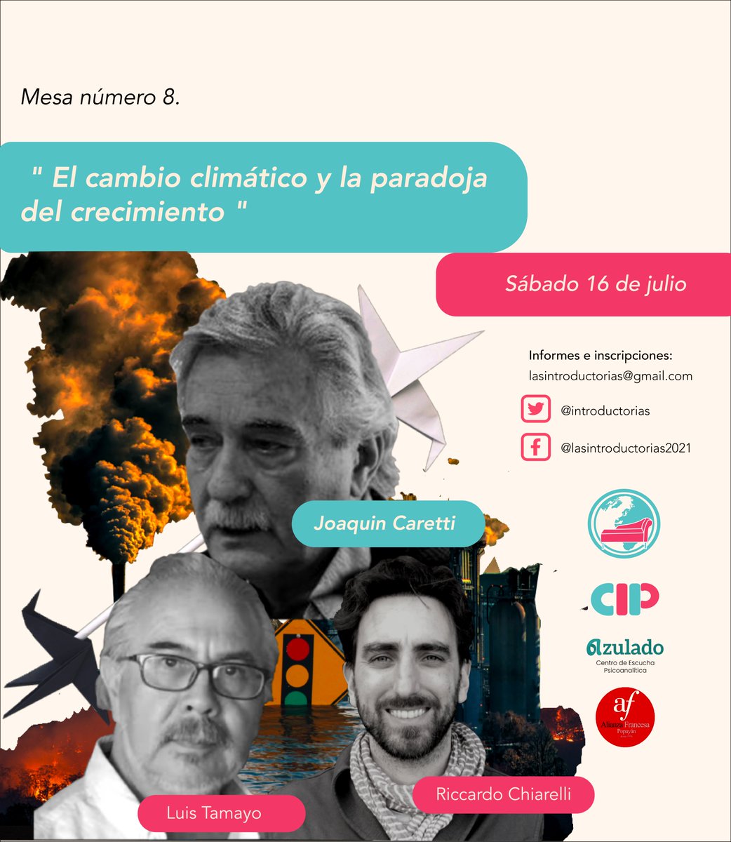 introductorias's tweet photo. Mañana 16 de julio tendremos la octava estación de "Un esfuerzo de ecología" El psicoanálisis lacaniano en conversación con la física nuclear y la filosofía. Encuentro animado por el psicoanalista @jcaretti777  Joaquín Caretti en conexión desde España. https://t.co/htmEZGFDq5