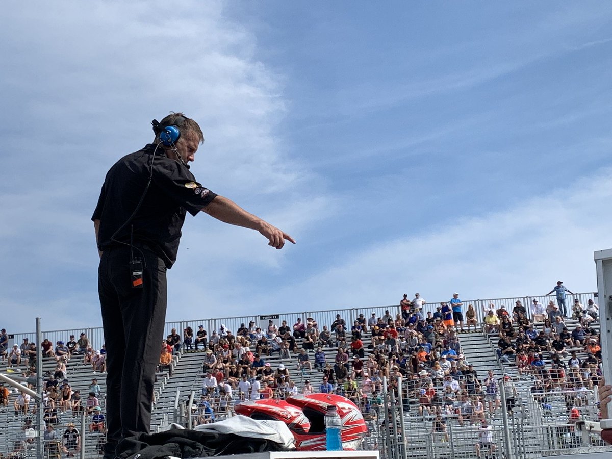 Massive Qwick Wick shoutout to <a href="/tagliani/">Alex Tagliani</a> and <a href="/TreytenL/">Treyten Lapcevich</a> for giving it their all, to the @NASCARPintys teams, officials &amp; crew, the @hondaindy staff &amp; volunteers and to all the race fans for making the day amazing! Met some old fiends &amp; made new ones too!! Thanks for a great day!