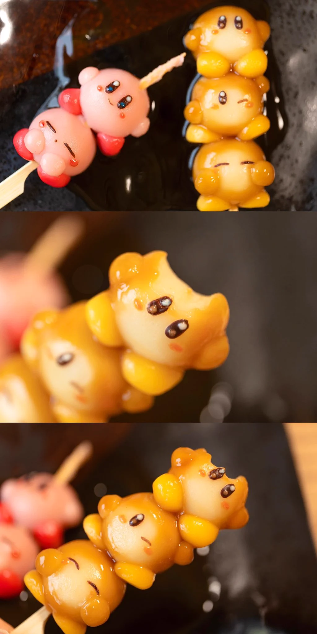 カービィとワドルディがみたらし団子に！？食べるのもったいない激カワカービィスイーツ♡