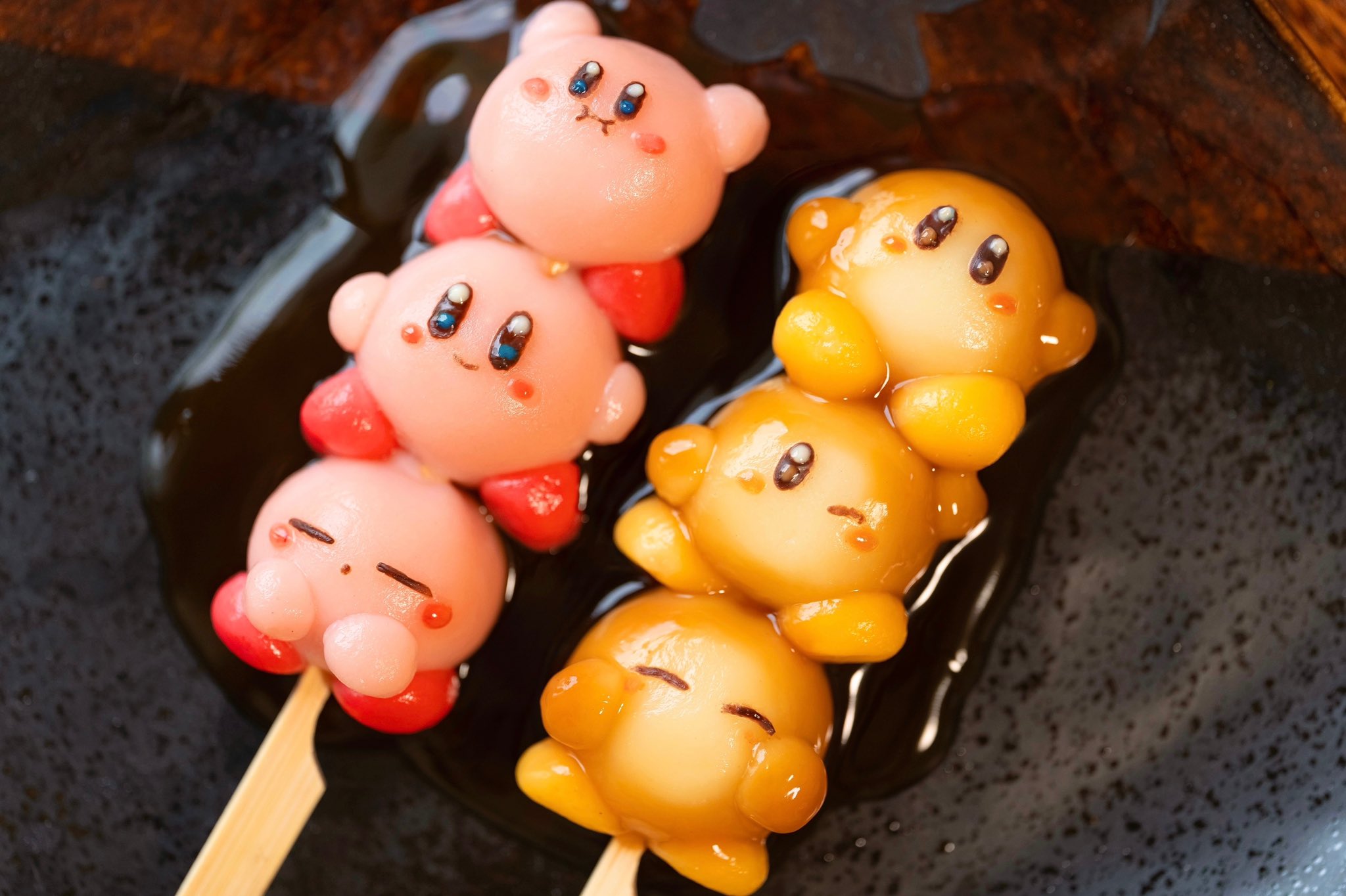 カービィとワドルディがみたらし団子に 食べるのもったいない激カワカービィスイーツ 話題の画像プラス