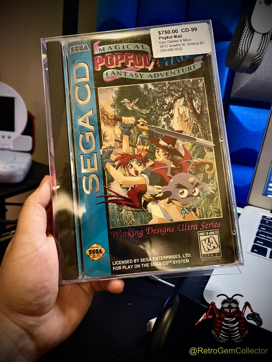 RGC_Nation's tweet photo. Finally…so far I have only played this awesomeness on emulators. Well no more😅 But had to bite the bullet and get it before it became unattainable @SEGA #working_designs #RPG #action_adventure #sega_cd #popfulmail https://t.co/KSCmOQIKQc