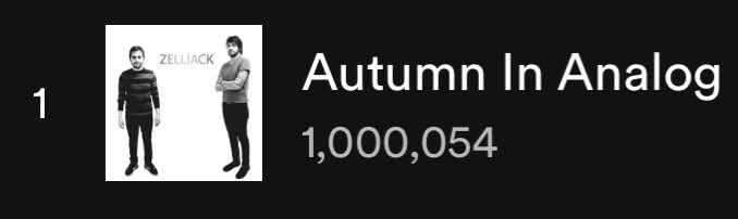 elliotcoleman's tweet photo. A million streams for this old tune? That’s pretty rad. Thanks for still listening 🤜🏼🤛🏼 https://t.co/FTS0mO9qQx