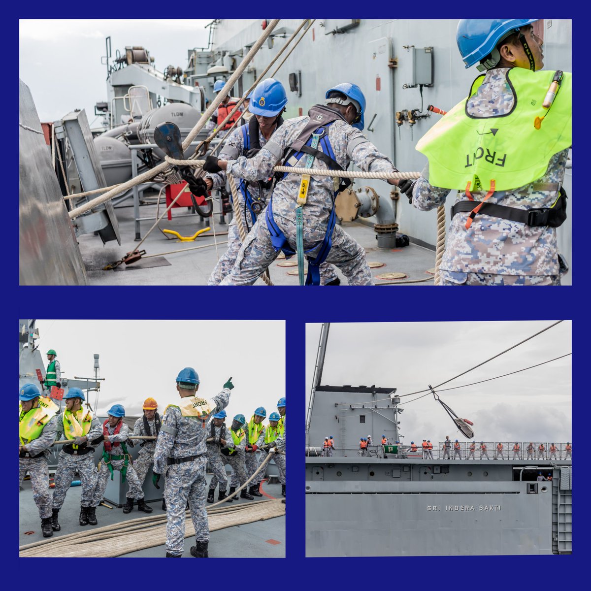 NavySDK's tweet photo. #Tangkas

Latihan Perang Borneo Siri 6/22 platform terbaik uji #kesiapsiagaan warga &amp; aset Armada bawah naungan @MPA_Timur hadapi pelbagai situasi kritikal dalam melaksanakan evolusi ilmu peperangan, kelautan serta navigasi.

ARMADA SIAGA, KEDAULATAN TERPELIHARA

#SediaBerkorban https://t.co/PB6DPuyBU1