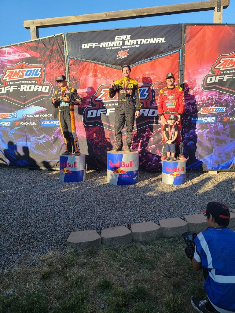@kleiman442  wins Pro 2 @AmsoilOffroad @ERXmotorpark @propowerracing 👊🏼 Congrats to you & your team 🏁