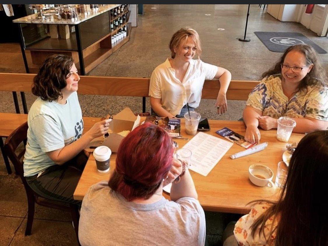 momsforsj's tweet photo. We had a BUSY day y’all! This morning we had coffee with teachers to hear about what kind of support they need going into the school year. Then we interviewed @jillblackd11 and @montybesley from D11. Then we interviewed @VoteBenConnor in a smelly boiler room. 🤣💙 https://t.co/ziZgJRE5Rw