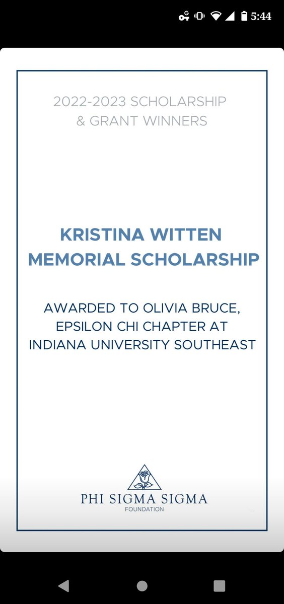 Congratulations Olivia! 💙💛