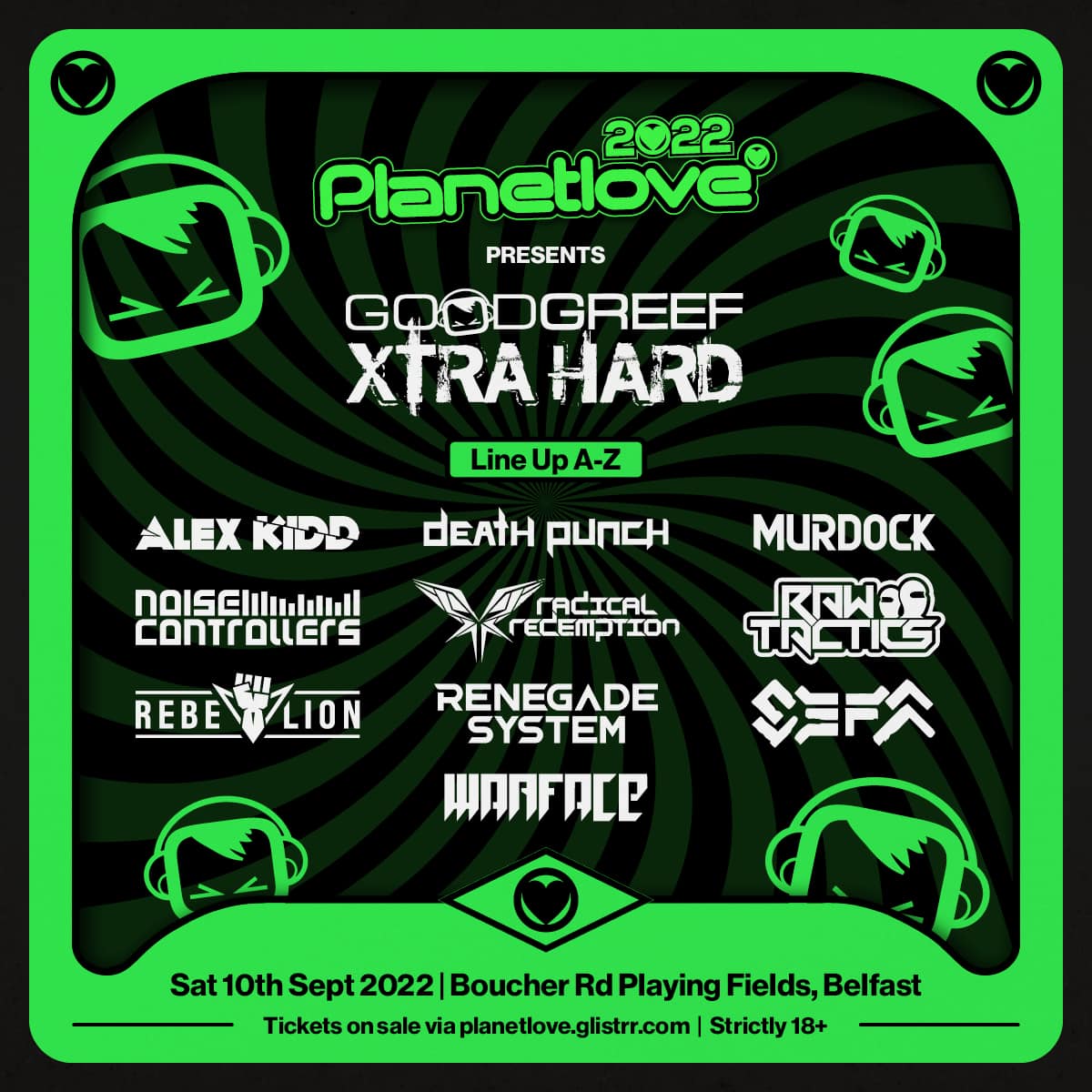 yojidotdj's tweet image. Planet Love 2022のラインナップがほぼ出揃いました〜