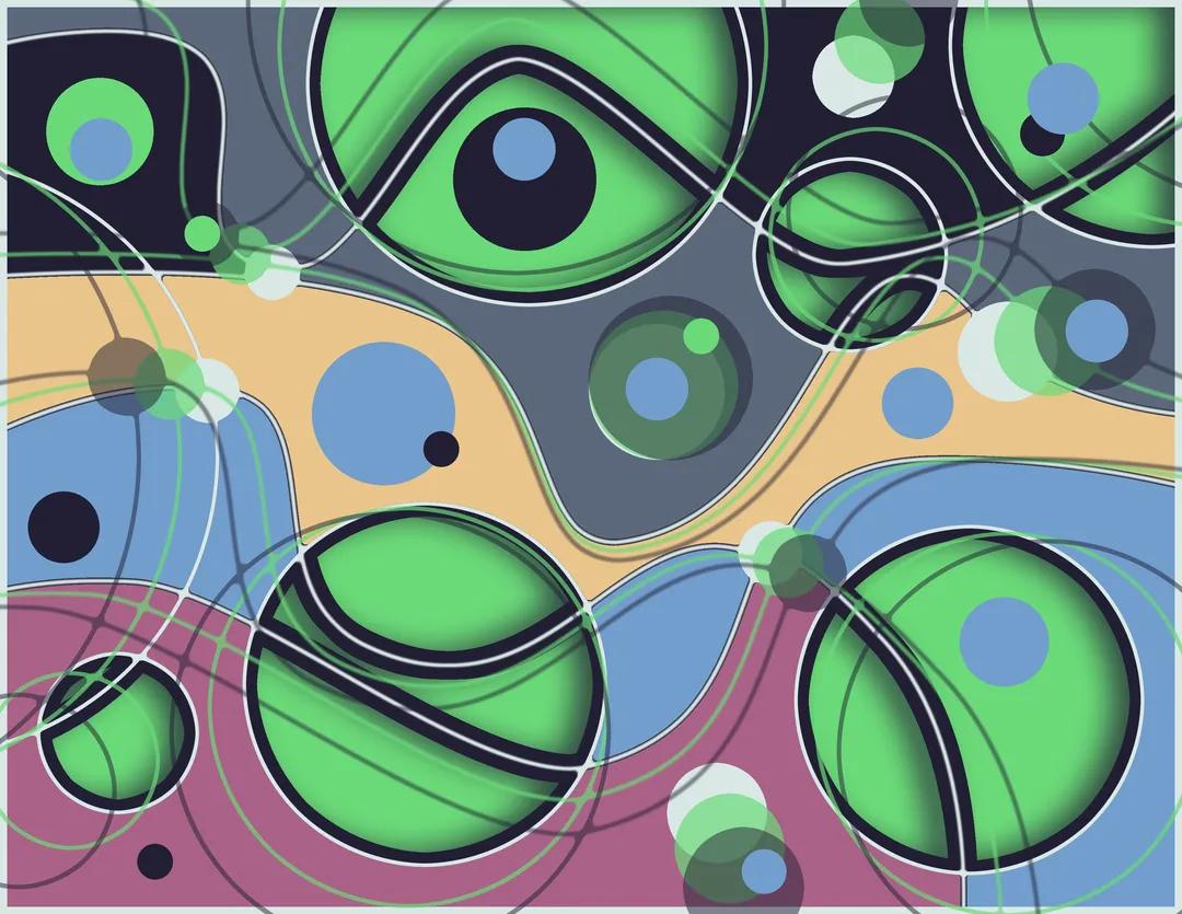 weekkee's tweet image. Abstract #6
#mindfulabstractions
#opensea
#weekkee