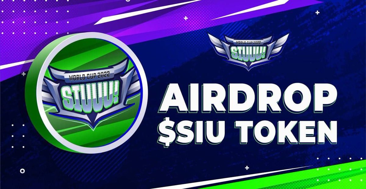 #SIU2022 ⚽️AIRDROP ⚡️COMPLETE THE TASK OF GLEAM TO GET AIRDROP: gleam.io/dPJ2y/siu-toke… 🎉1st place (1): 20,000 $SIU 🎉2nd place (9): 13,000 $SIU 🎉3rd place (40): 8,000 $SIU 🎉4th place (250): 5,000 $SIU 🎉Randomly (1,000): 2,000 $SIU $SIU #GAMEFI #NFT #fifaworldcup #CR7