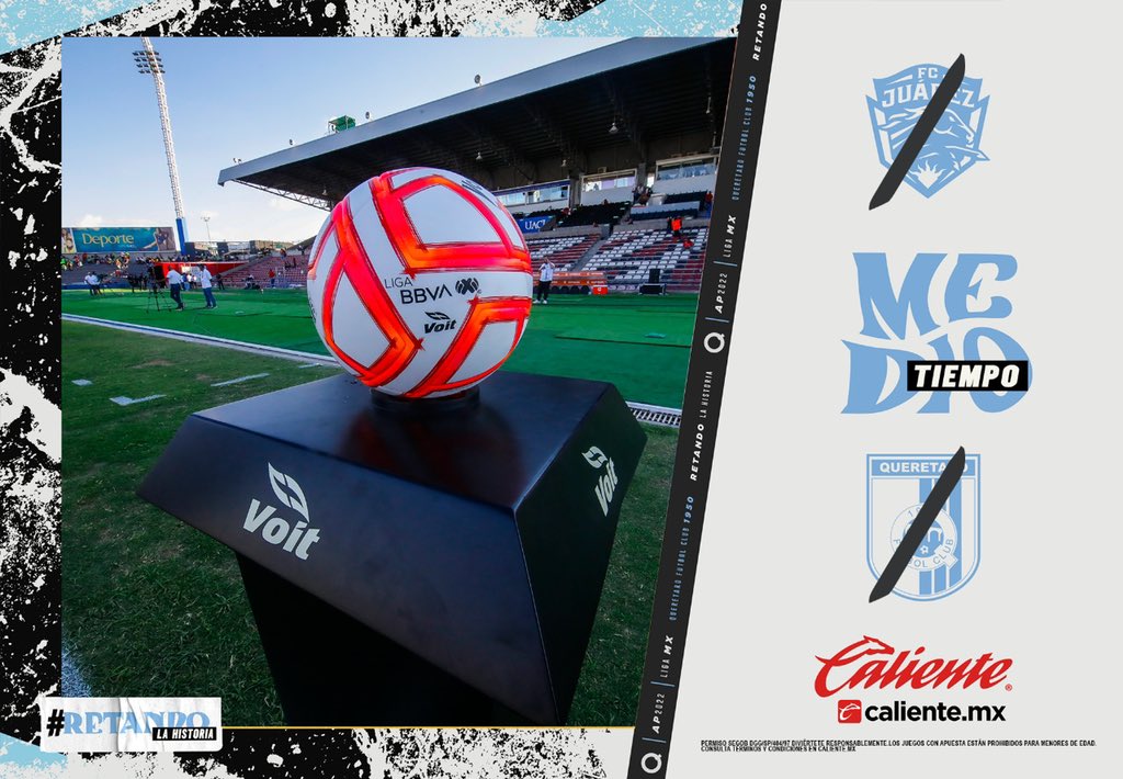 Club_Queretaro's tweet photo. ¡MEDIO TIEMPO! 🇧🇼

Regístrate en @calientesports y recibe $400 de regalo. 📲 https://t.co/J25SBkFcxL

#ApuestaEnCaliente | #RetandoLaHistoria https://t.co/SM7eMPPGIT