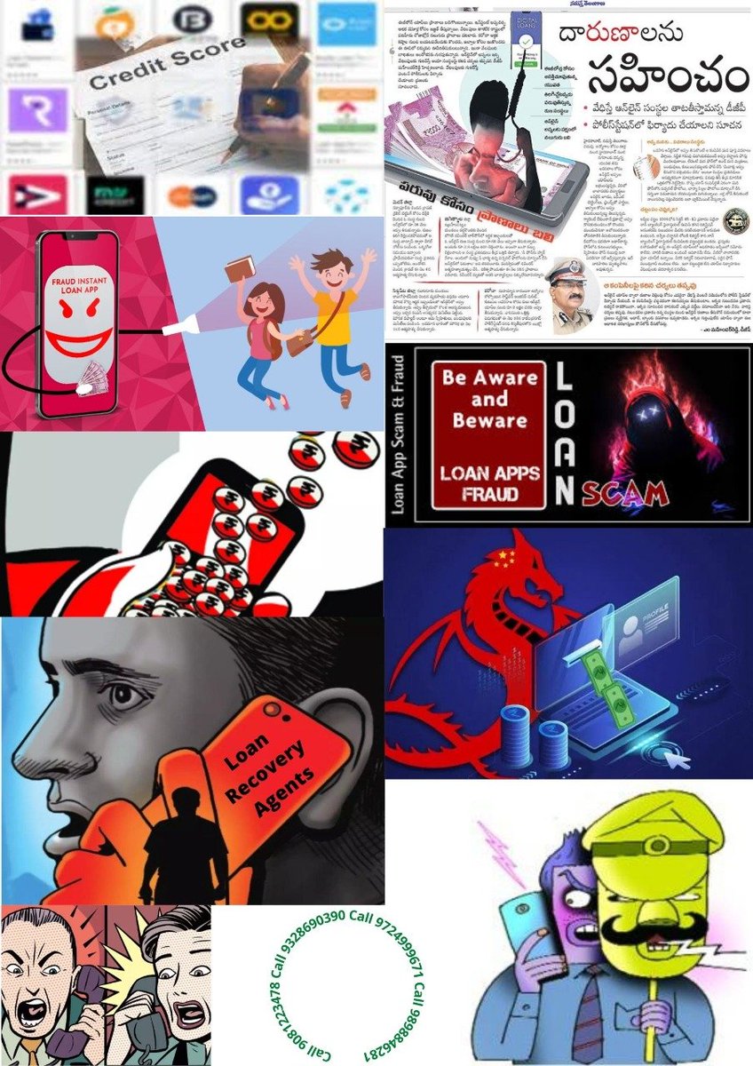 #Oprationhaftavasuli #LoanApps #gabbaronmission #ChineseLoanApps #Loanapp #FakeLoanapp #CyberVictim  
 #BanLoanApp #SaveThem #Loanmafia
#Scon20077 #Cyberabad