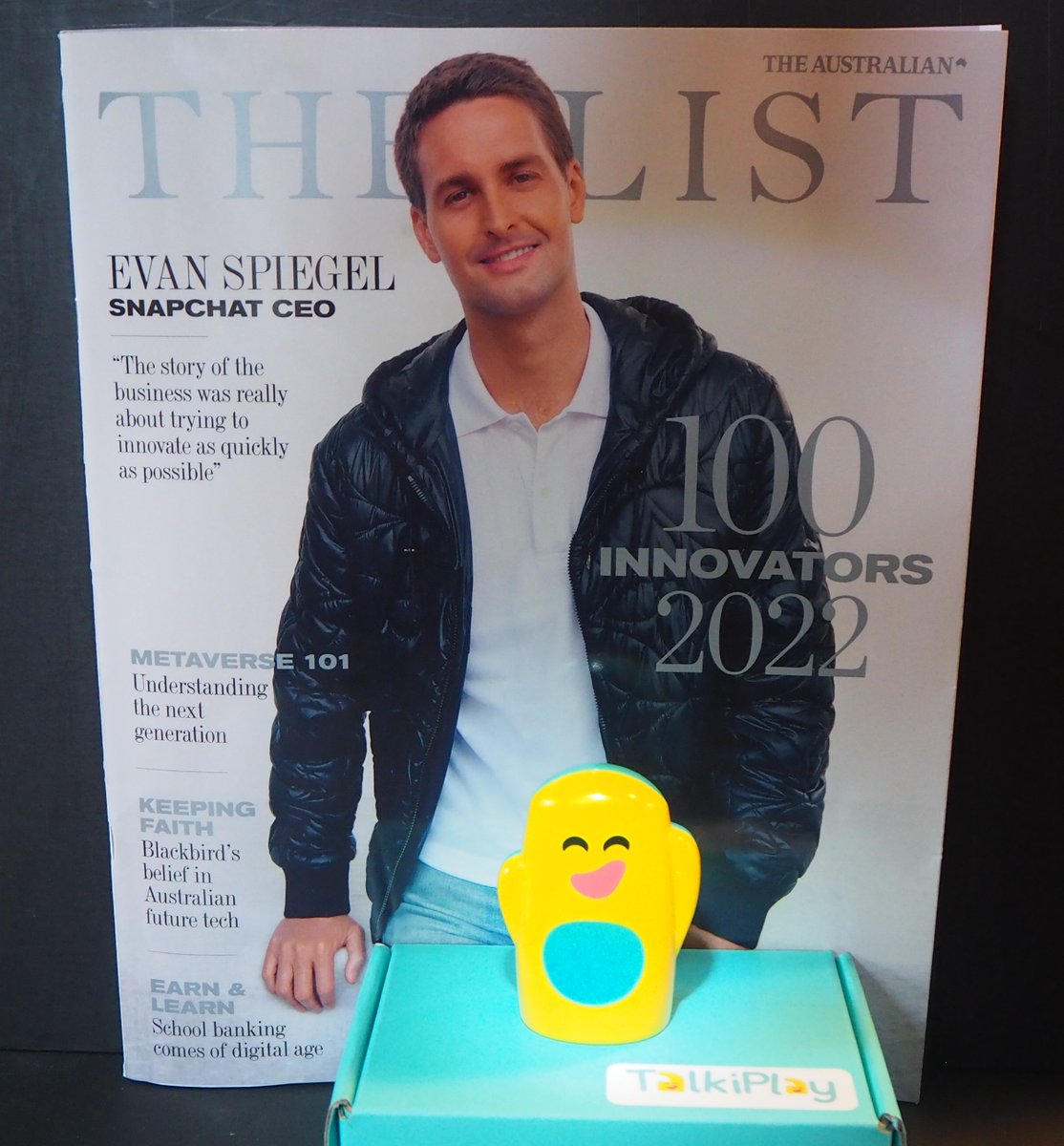 <a href="/TalkiPlay/">TalkiPlay</a> is excited to be in the spotlight among 100 Australian #innovators on #THELIST <a href="/australian/">The Australian</a> 
We're here to help.
#edtech #medtech #madebyamum #innovation #speechandlanguage #SLPeeps #kidswithdisabilities #ecec #ozearlyed #communication #autism #learningthroughplay