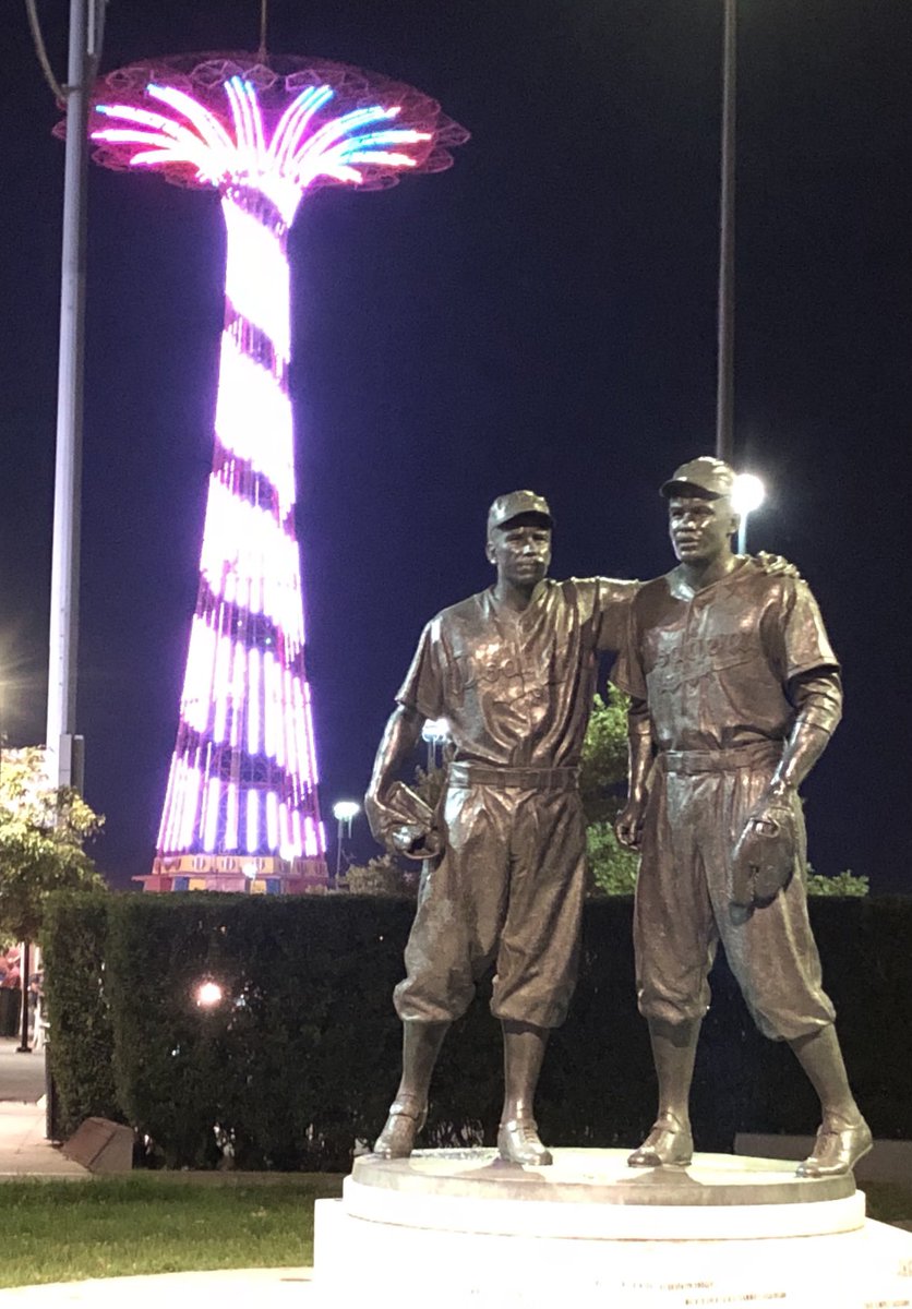 In 1 week #GilHodges will finally join his Brooklyn Teammates Jackie Robinson & Pee Wee Reese (immortalized in statue in Brooklyn outside The Cyclones Stadium) along with Duke Snider in Cooperstown NY at BB Hall of Fame. Its long overdue!