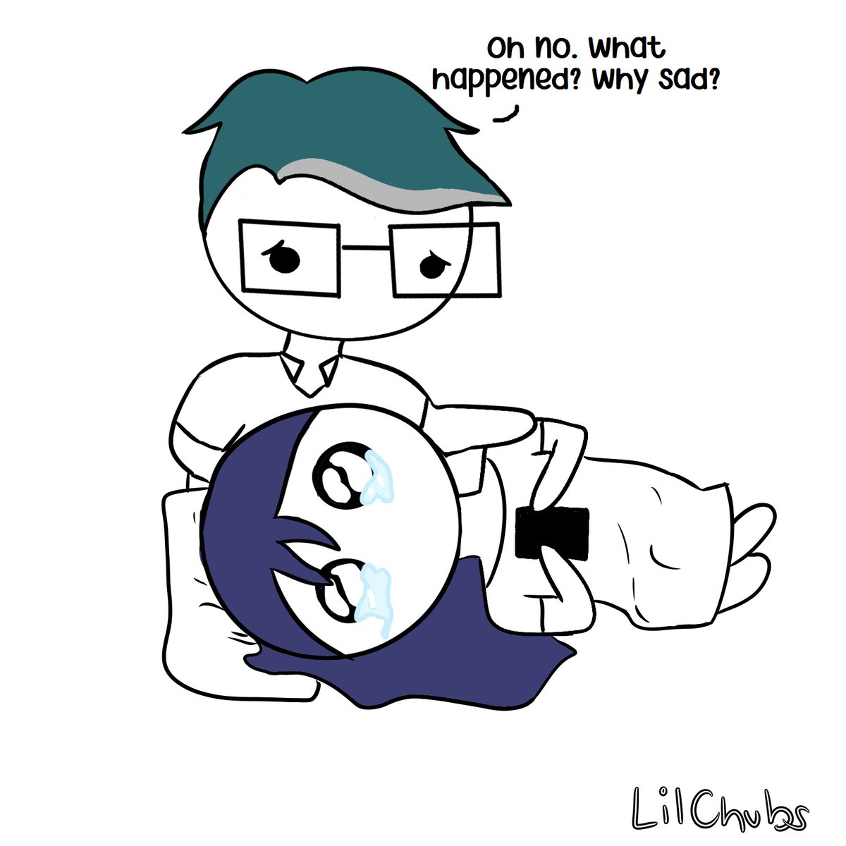 cuddlyembrace's tweet photo. My amateur attempt to portray an actual convo I had with my bf xD drawing digitally is harder than I thought haha
Love the comic so bad and the artist is heckin' talented xD
@thehuntcomic @llllucid https://t.co/NSNmcbE78g