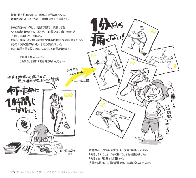 「10パーセントの力で描く」
はじめてのジェスチャードローイング21

発売前ですが、書籍文面全ページUPオッケーを頂いてアップをしています。
どうぞ楽しんでいってくださーい。

▼Amazonご予約はコチラから
https://t.co/LMgJic3PDe

#はじドロ
#砂糖ふくろう 