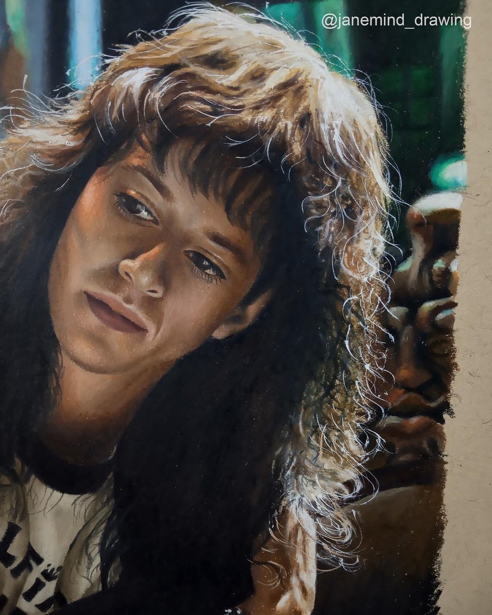 MeliloveMJ's tweet photo. ❤️❤️🔥Eddie🔥❤️❤️ mi insta: janemind_drawing #eddiemunson #josephquinn #JosephQuinn #strangerthings #drawing #prismacolor @NetflixLAT https://t.co/ZreGInVvkR