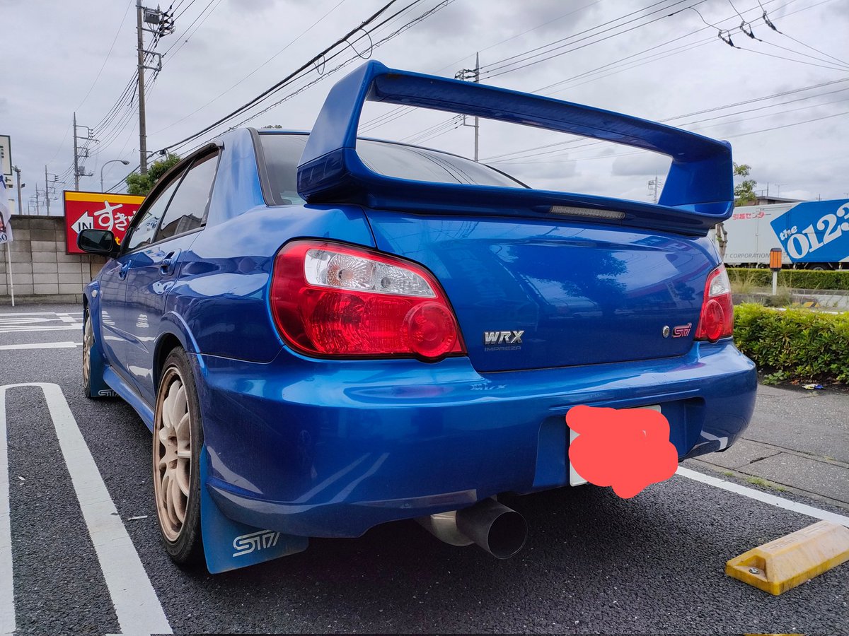 gdbe0302's tweet photo. My Gdbe rear style😍
#Gdbe
#rear style
#インプレッサ
#STI https://t.co/ZAUZj08B4m