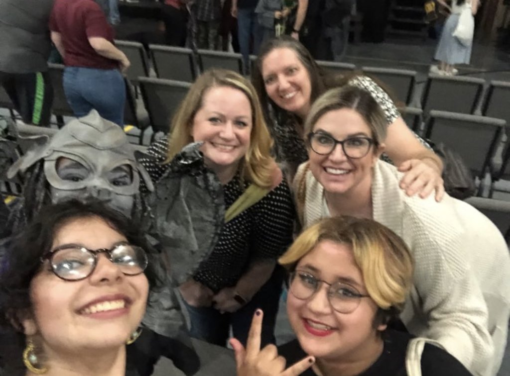 QueenCornwell's tweet photo. Loved seeing some of our amazing current &amp; former Eagles in Hunchback of Notre Dame at @theatre_zion with @MissT_NISD and Ms. Chin. They have another weekend of shows &amp; word is there are tickets. See it if you can! @NISD_FineArts @JMSTheatre_NISD @NISDJefferson @EagleDanceFam https://t.co/gqNoePrWzW