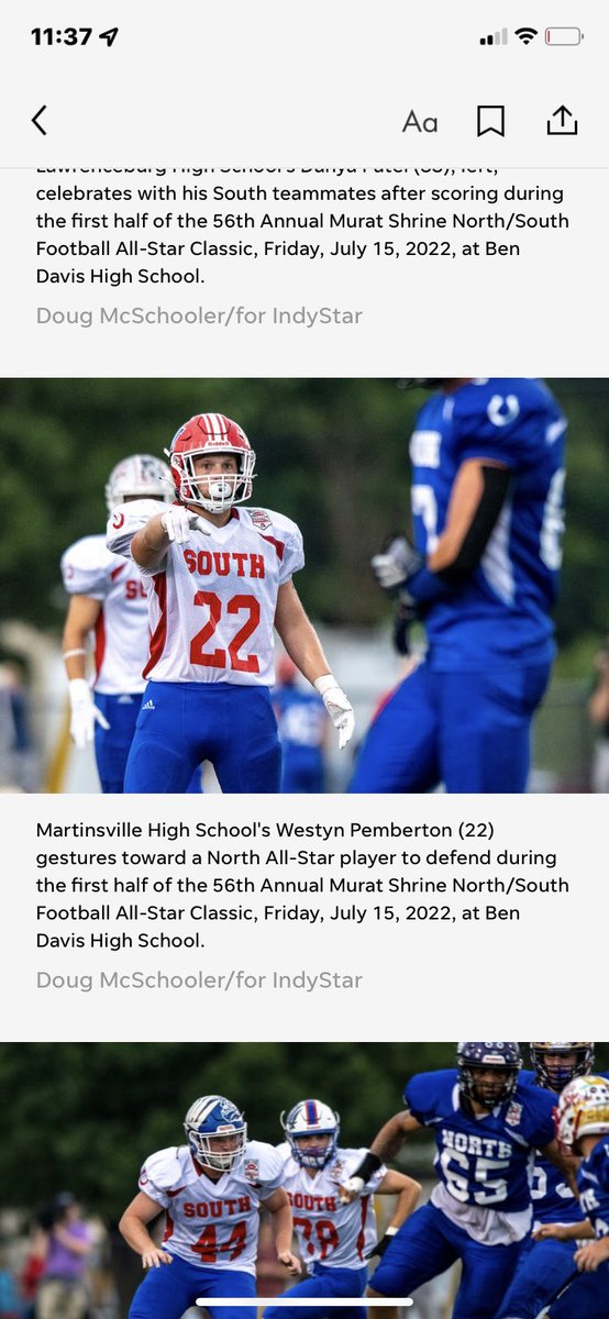 We see you Westyn!  Congrats!!  ⁦<a href="/MSDMartinsville/">MSD of Martinsville</a>⁩ ⁦<a href="/redbluecrew/">ArtieStudentSection</a>⁩ ⁦<a href="/AwesomeArties/">Martinsville HS</a>⁩