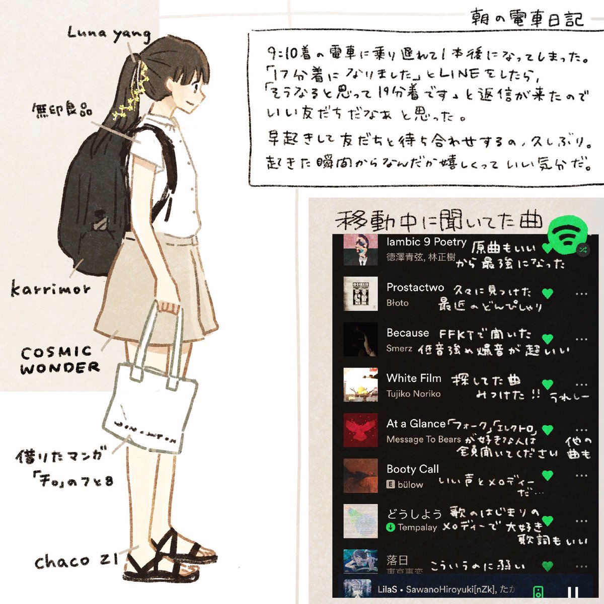 休日のたのしい朝 