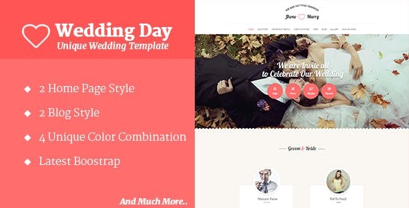 stylelibreview's tweet photo. Wedding Day - HTML Template
https://t.co/ZTBIMBpSfl
#elegantweddingtemplate #responsiveweddingtemplate #sitetemplates #templatepath #themeforest #weddingbells #weddingtemplate #weddingtheme #weddingwebsite #wedding https://t.co/fxDEaubr0E