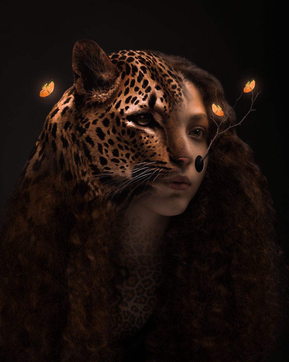 The first work in the #Humanimal collection ✨

"Leopard Queen" has just been listed for auction on <a href="/foundation/">Foundation 🌐</a>
🔗foundation.app/@geraldc_/h-a/1

<a href="/AliansiSeniNFT/">Aliansi Seni NFT</a> #BenjaminKato #etherstulist #KatoOGgo #NFT #nftart #NFTCommmunity
