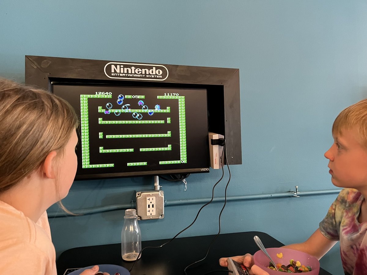 Summer bucket list item checked off today: outrageously fun cereal and video games (Bubble Bobble!) at CTRL Coffee &amp; Cereal Bar. Whipped cream and gummy bears belong on cereal - don't let anyone convince you otherwise. <a href="/nmaestas/">Nick Maestas</a>