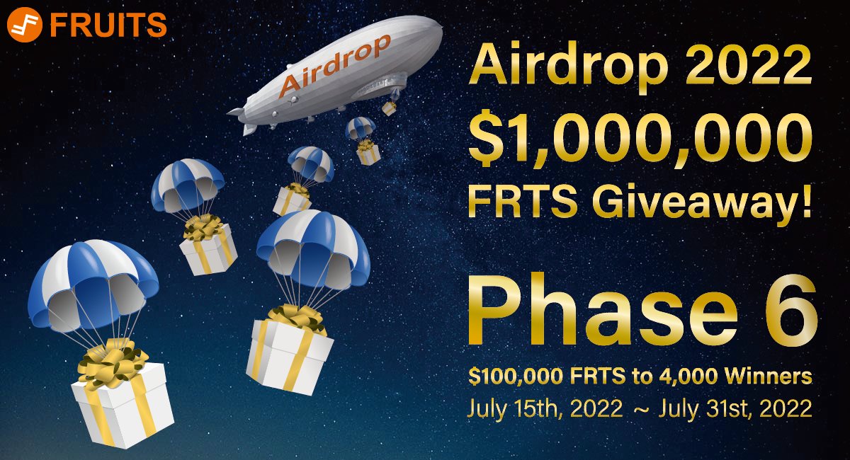 FRTS_Blockchain's tweet image. 🔥Airdrop 2022: Phase 6🔥

Celebrating our DeFi Services!!!🎉

💵Total Reward: 50K USD Worth of $FRTS and 50K USD Worth of Governance Token
🚨4,000 Winners are selected randomly

Follow the instructions to participate!👇
🌐fruitsc.org/frts-2022-aird…

#Crypto #Airdrops #Blockchain
