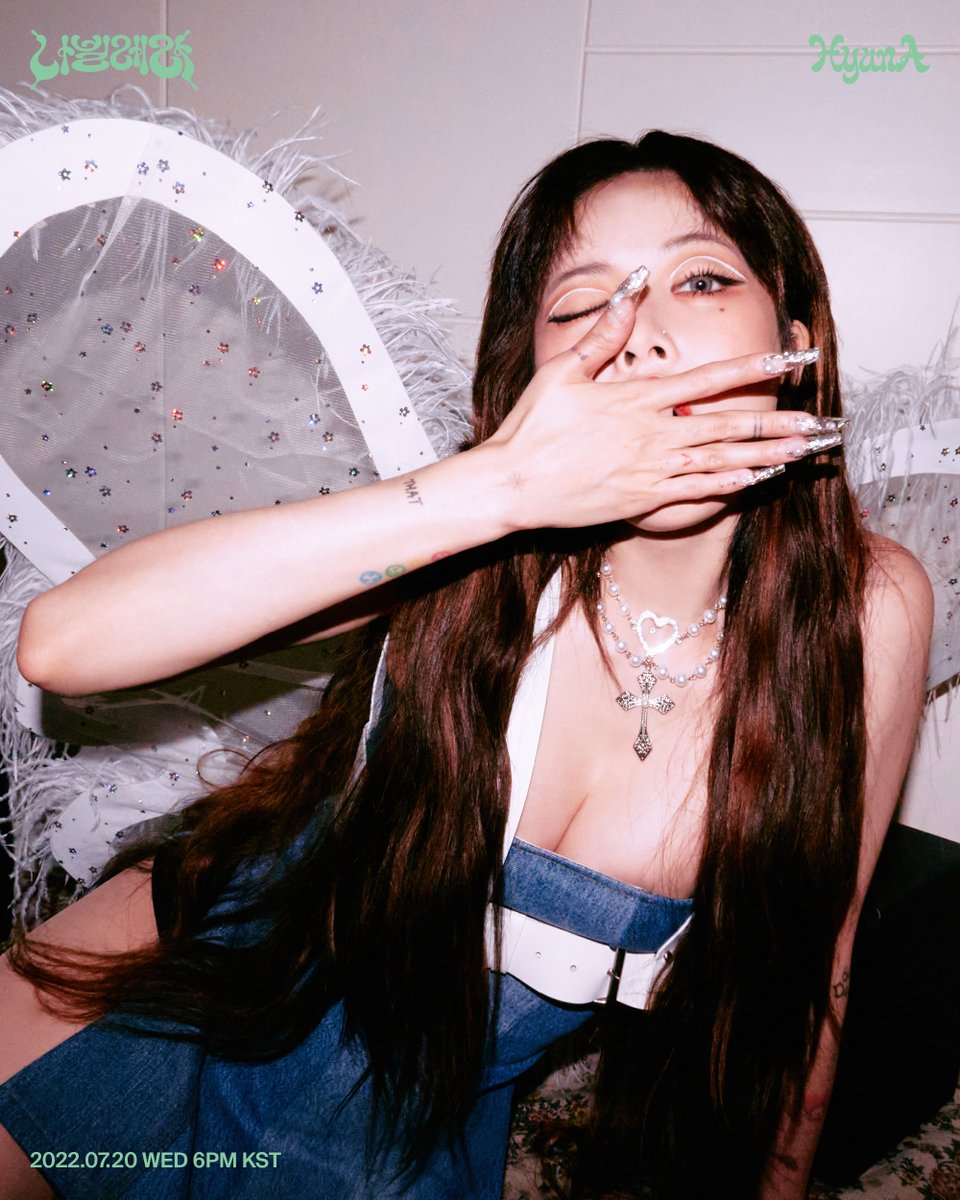 OfficialPnation's tweet photo. [HyunA]
🦋 Teaser Image #5 🦋

현아(HyunA) 나빌레라 Nabillera
2022. 07. 20 (Wed) 6PM KST

#현아 #HyunA
#나빌레라 #Nabillera
#220720_6pmKST
#PNATION #피네이션 https://t.co/IPGK7ZO5yM