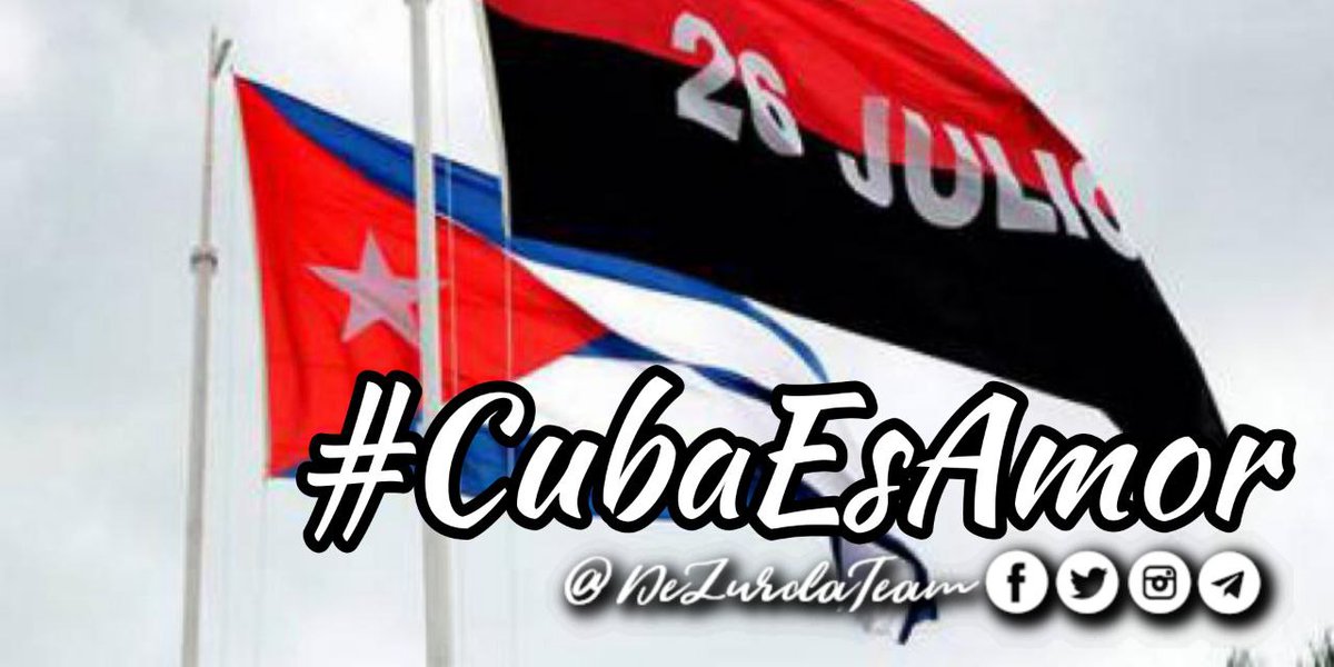 Siempre defendiendo #Cuba #SiempreEn26.
#CubaEsAmor
#CubaPorLaPaz