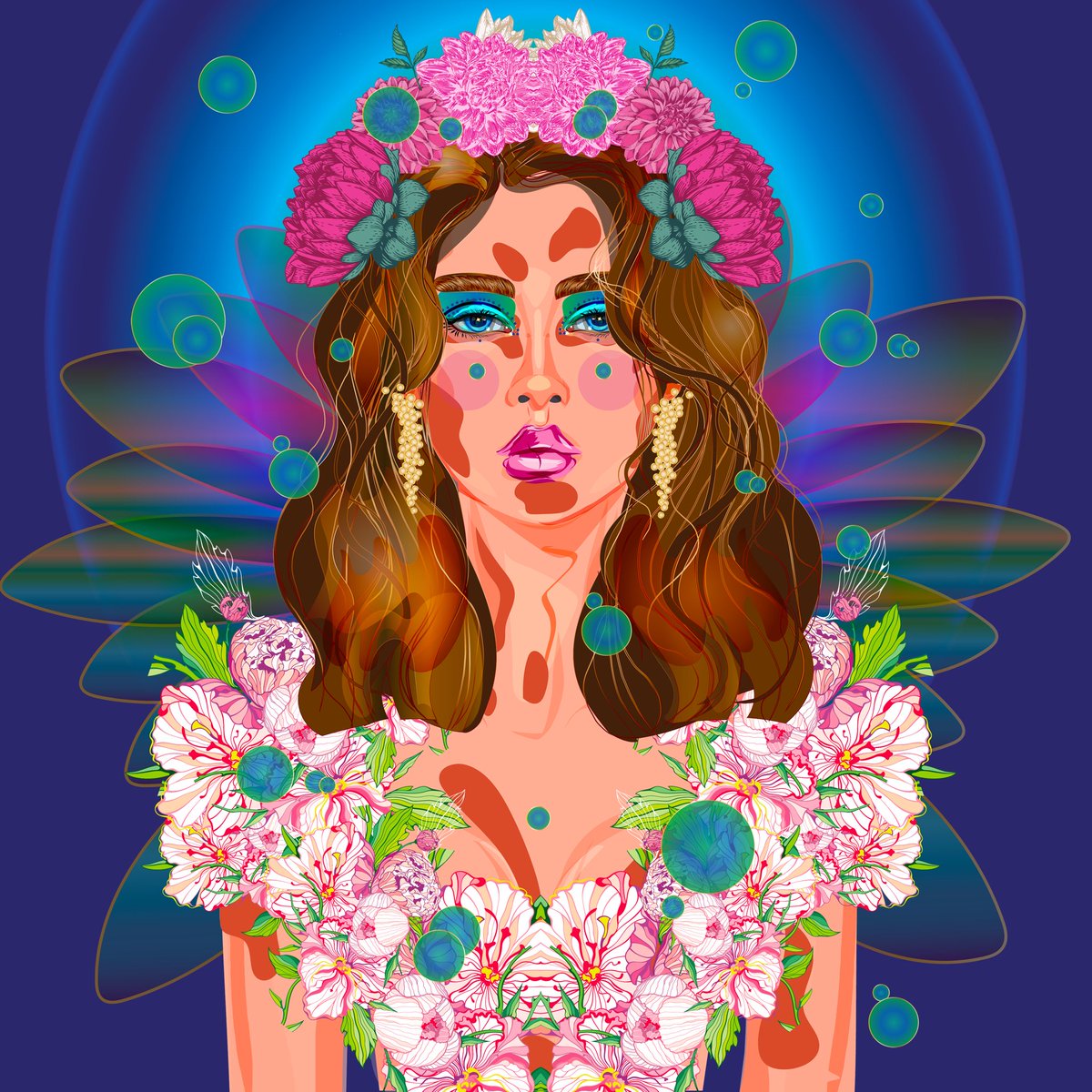 Sharing more of my hand digital drawn pieces. Some of my favorite rares from the <a href="/awakenedwomanft/">Theawakenedwoman_nft</a> My beloved vitiligos ✨☀️❤️ #nftart #PortfolioDay2022 #WomeninNFTs