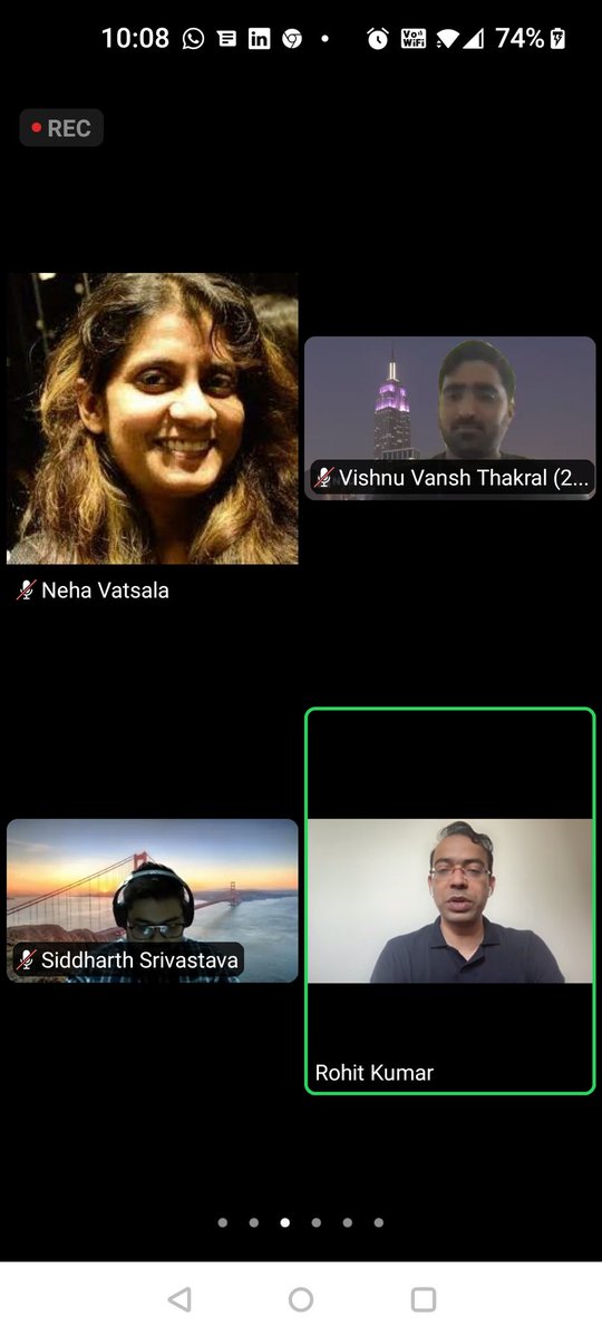 NehaVatsala's tweet image. @VishnuVansh #sid @ask4rohit 
Thanks for this much needed session!!