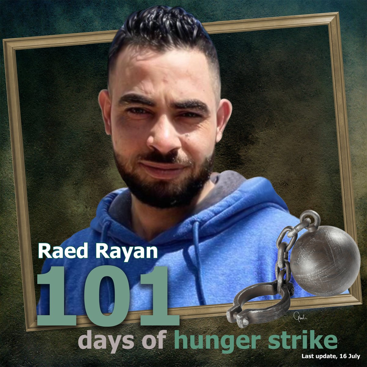 Not numbers.
Not normal days.
Not just a counting.

Khalil and Raed's days are nothing like ours!

#معركة_الامعاء_الخاوية
#FreeThemAll