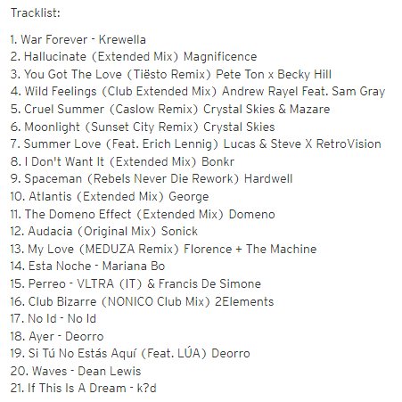 MKMDirty's tweet photo. Enjoy!
#HOF209 (Summer Mix)
Tracks: @Andrew_Rayel @DOMENOMUSIC @lucasandsteve @Deorro @Krewella @tiesto @HARDWELL and many more artists!
https://t.co/fVtLVkQNJX
#PureRavers https://t.co/PROxkGhXLr