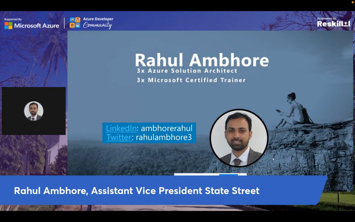 Expert Speaker <a href="/RahulAmbhore3/">Rahul Ambhore</a> Assistant Vice President ( State Street ) at Azure DevDay-Pune talking about how Azure DevOps focuses on the 3Ps—Process, People, and Product to strengthen infrastructure. 

#azure #pune #microsoftazure #azuredevelopercommuity #azuredevday