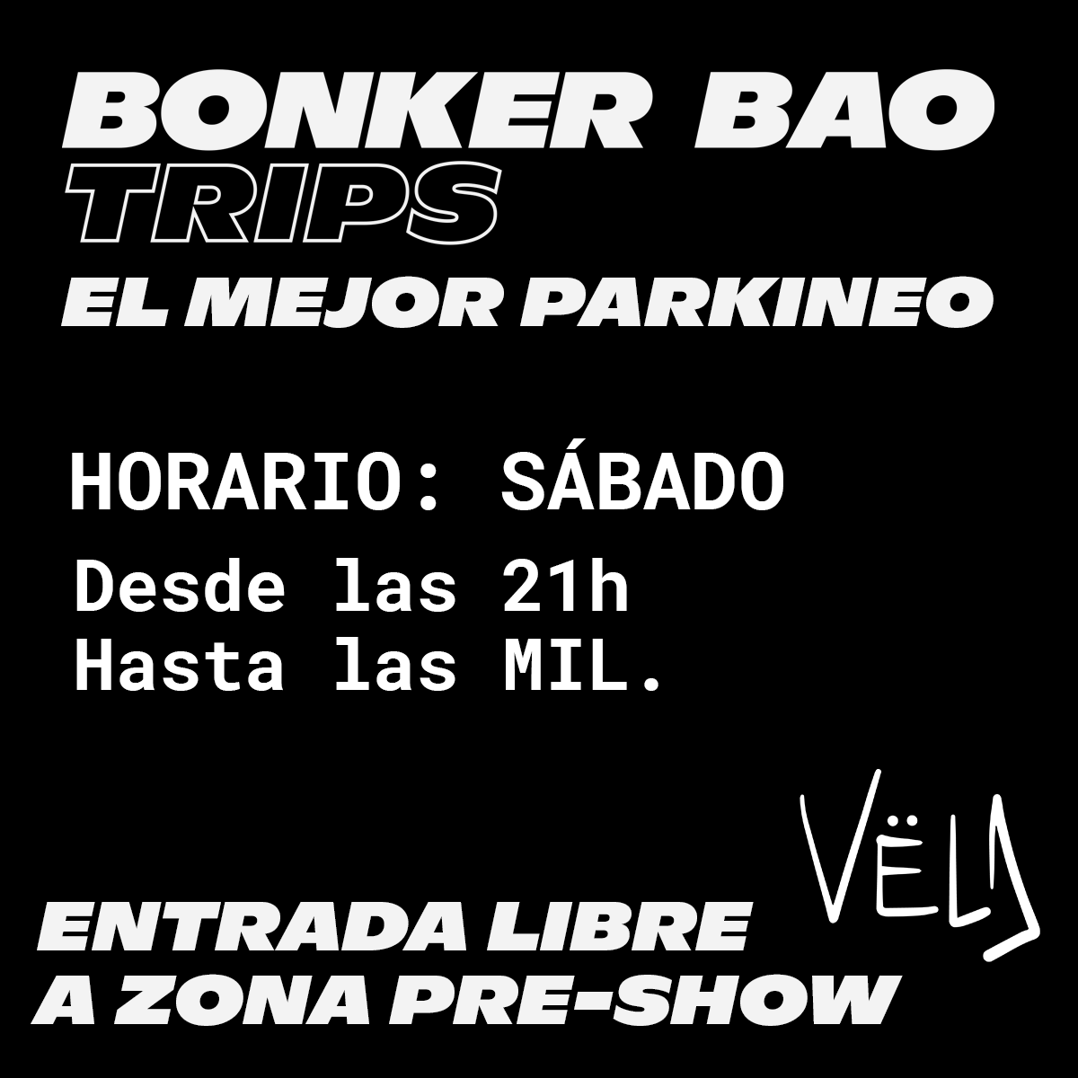 Sábado, sabadete... 🔥🔥🔥

¡Entrada libre para 𝗧𝗢𝗗𝗢 𝗘𝗟 𝗠𝗨𝗡𝗗𝗢 a la Zona Pre-Show de #VelaTheShow! ¡No faltes! 🙌🙌🙌

<a href="/tripssummerclub/">Trips Summer Club</a> <a href="/VelaTheShow/">Vëla</a>
