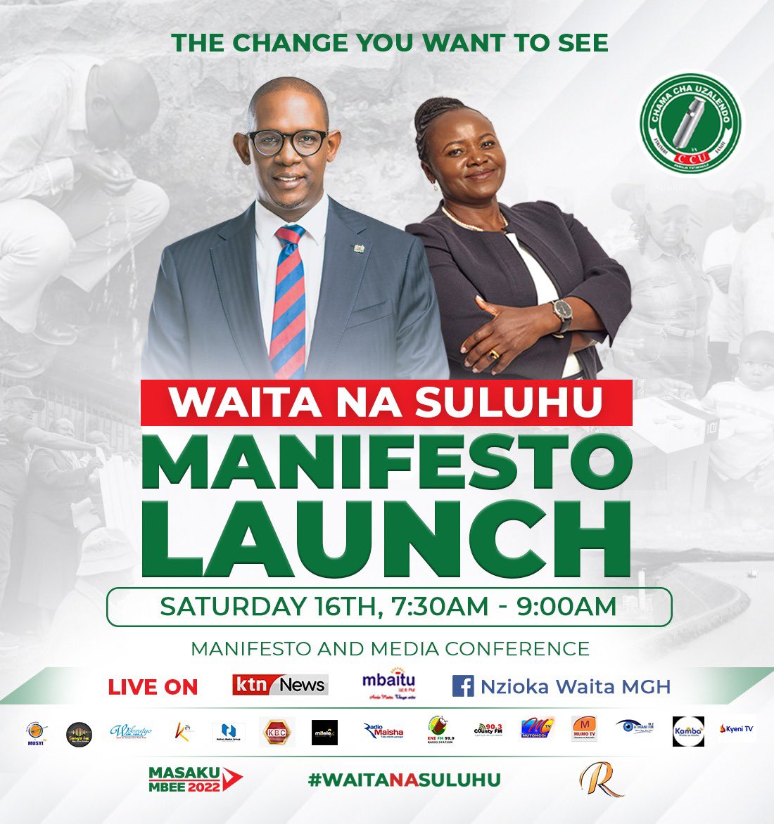 HonKathinzi's tweet photo. Join Us as We Launch our Manifesto https://t.co/GLDcaznFdH… https://t.co/bRYJ9VCF2h