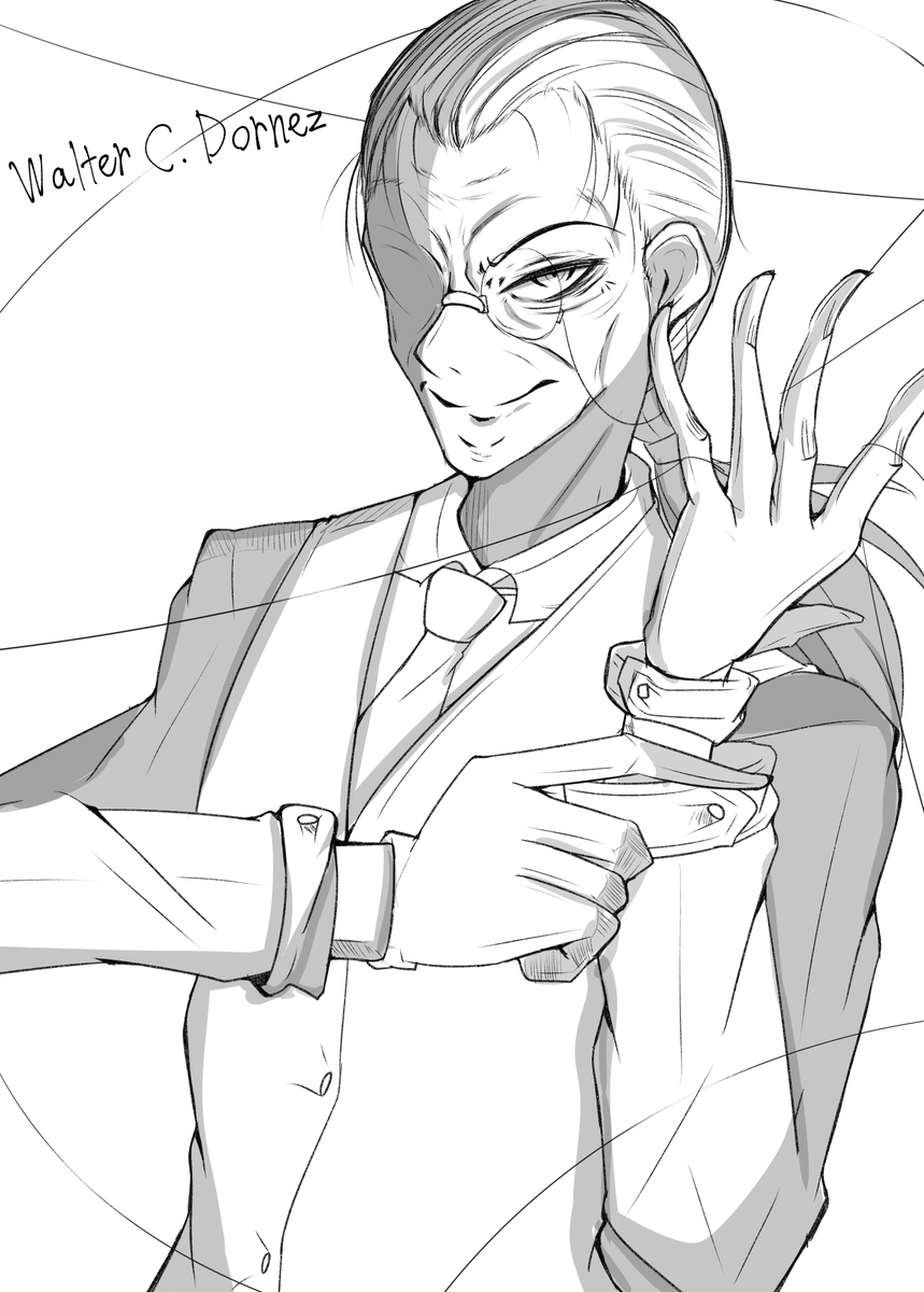 男性も描いてみようの回
ヘルシング ウォルター 