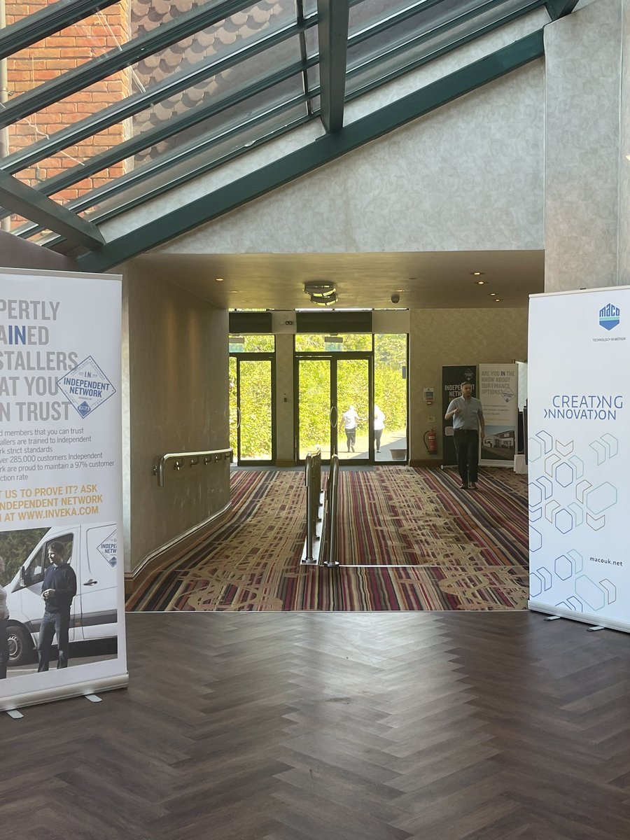 MACO_MEnderby's tweet photo. Fantastic to be back at the @IN_VEKA  weekender 

Sharing the newest marketing support from us here @UKMACO

 it’s set to be a great day! 

#creatingconversations https://t.co/FV23ayjw8o