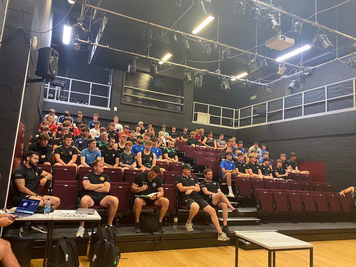 exechiefsacad's tweet photo. We kicked off pre-season on Monday for the U17’s &amp; U18’s 
⚫️Team Building ✅
⚫️Gym ✅ 
⚫️Attack rugby session ✅ 
Thanks to @execollsport for the fantastic facilities 🏉🏋🏻‍♀️
#OneTribe https://t.co/jPdPqWgzvX