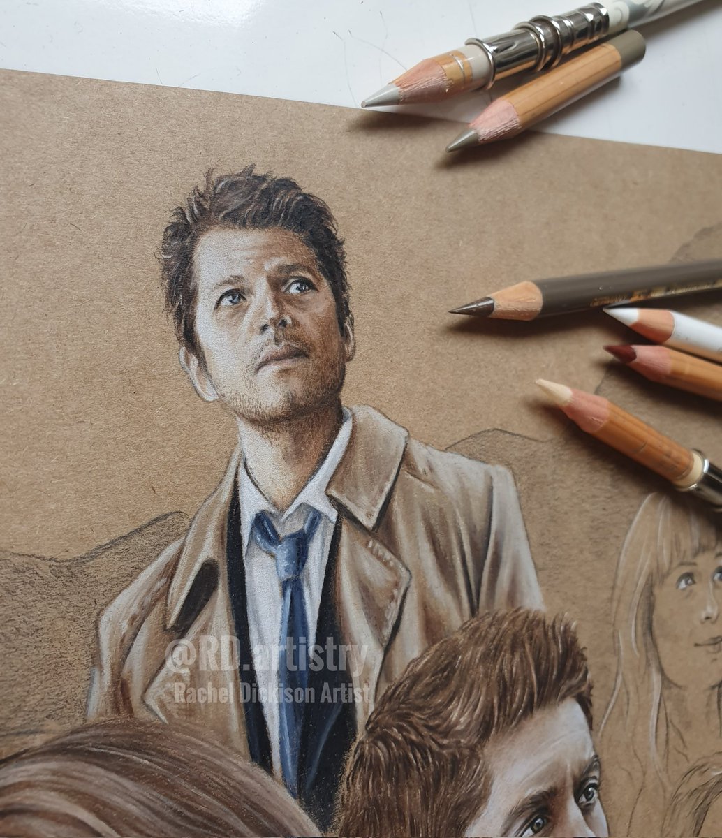 I haven't used twitter since 2019 but <a href="/mishacollins/">Misha Collins</a> uses this platform so heres hoping he'll see this little work in progress! 🤞
#SPNFamily help me out here and tag him! 🙏 #spn #Supernatural #cas #castiel