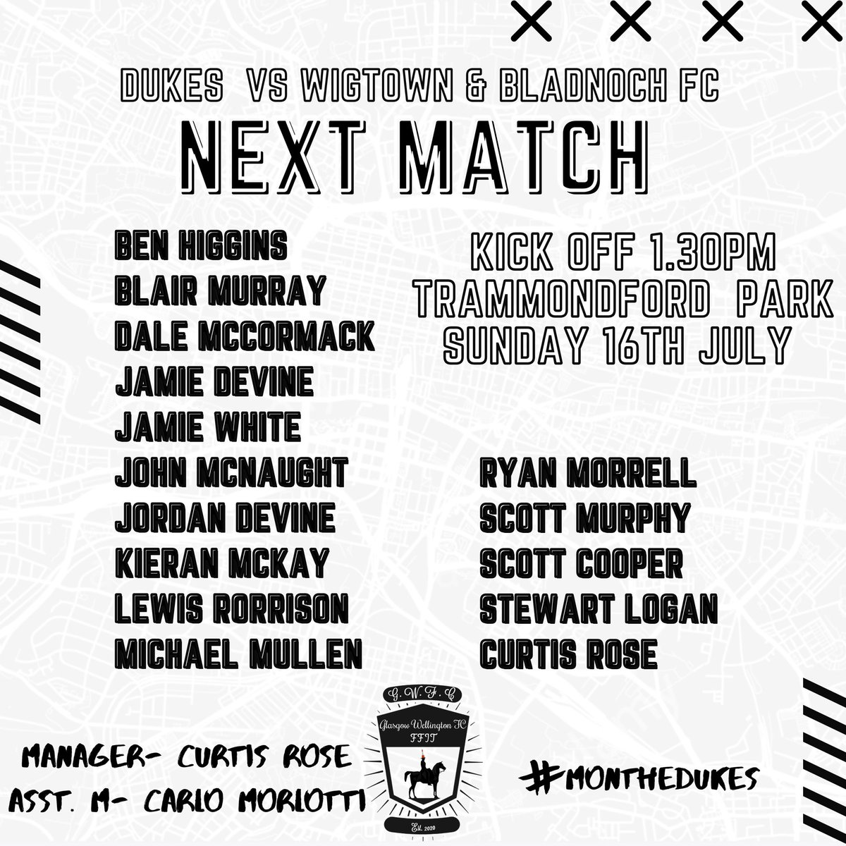 Glasgow Wellington FC tweet media