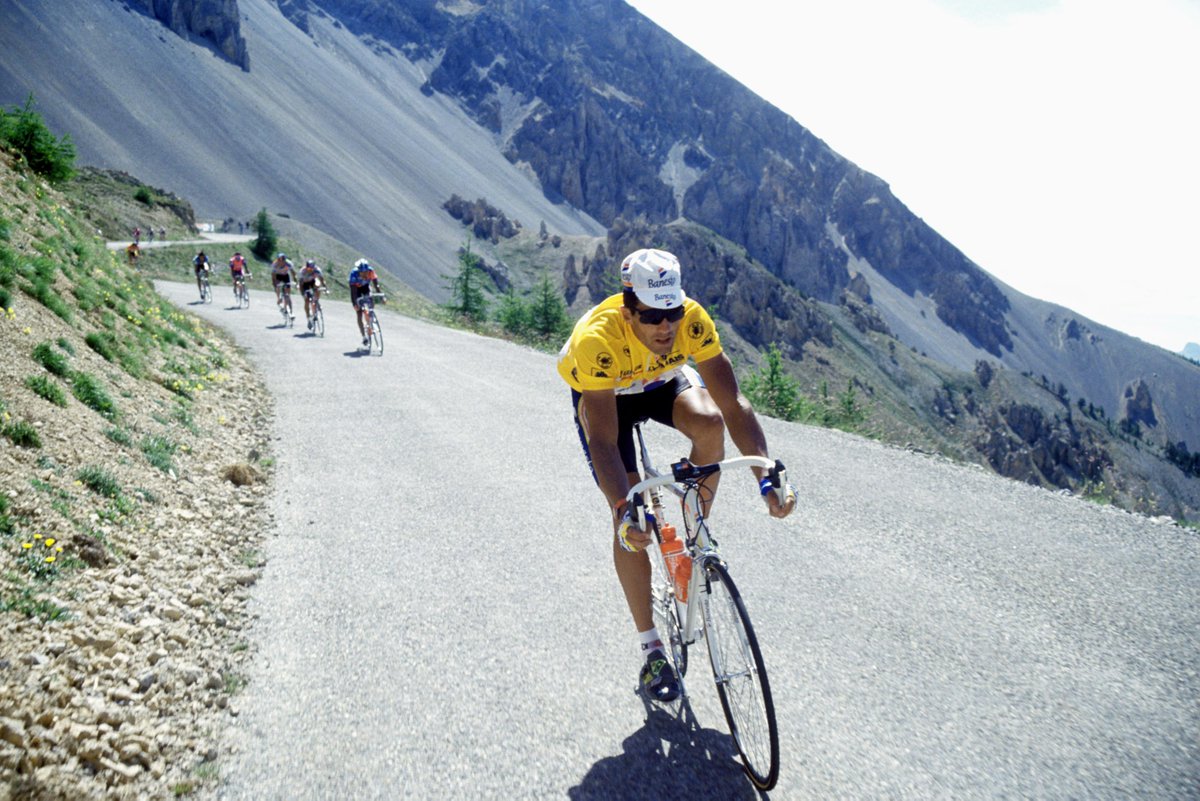LeTour's tweet photo. 🎂  ¡Feliz cumpleaños 🇪🇸 Miguel Induráin!

💛 1991
💛 1992
💛 1993
💛 1994
💛 1995

#TDF2022 https://t.co/bLhnm7WYsu