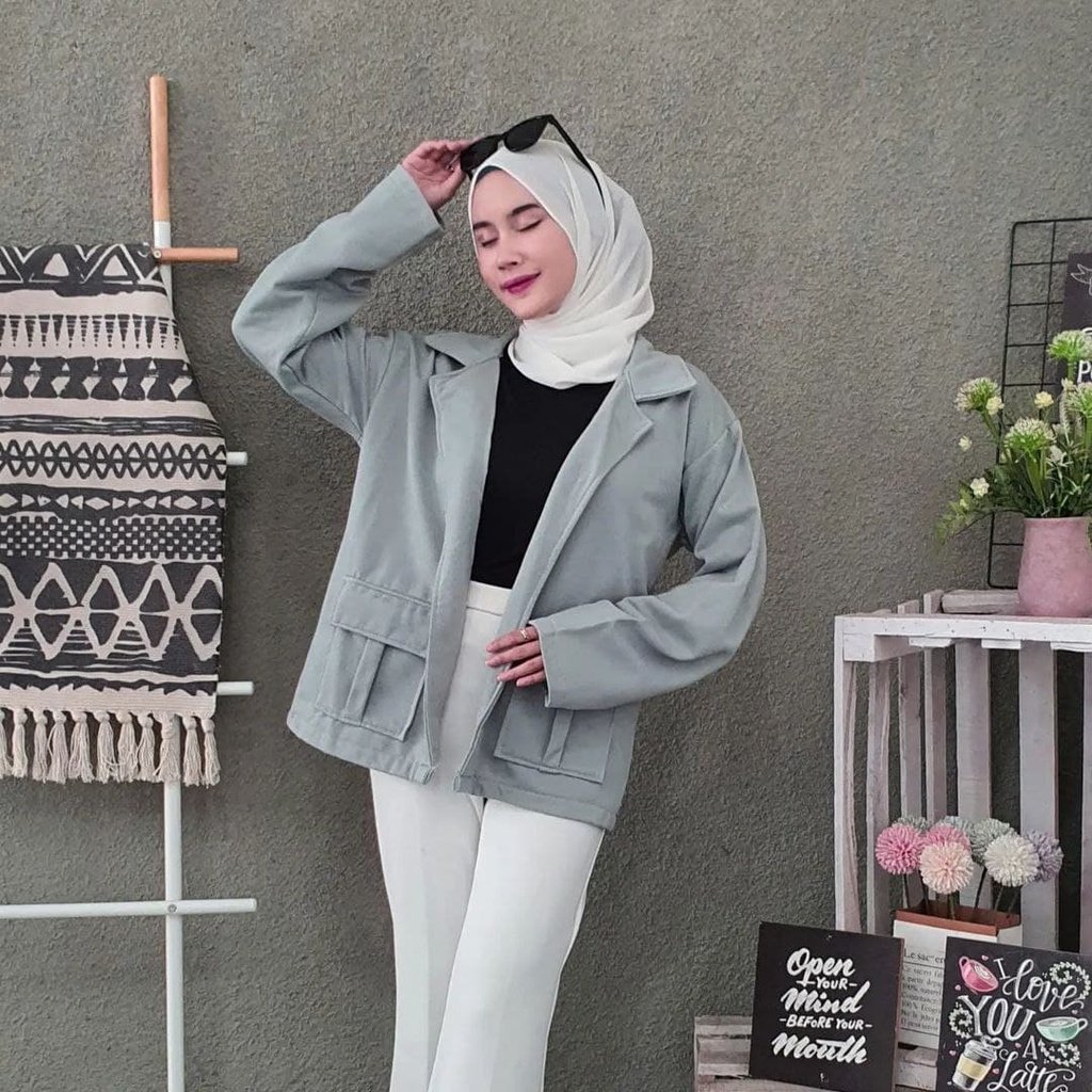 aestheticstufy's tweet image. Nara Grosir - Daniella Blazer  shope.ee/6KRIxt4j5c

#atasanwanita #basicpants #kulot #highwaist #kaos #bawahanwanita #celana #kemeja #pants #sneaker #hijab #sweater #crewneck #dress #sepatu #hampers #topi #kaoskaki #blouse #jaket #slingbag #tas #Jilbab #kosmetik #cushion