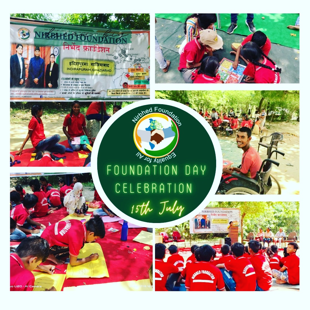 #Foundation Day #Celebration....
An intiative taken by the founders 7 yrs ago to make an organization where we all can unite and do good for the underprivileged...An organization where time is.more valuable than money...
 #nirbhedfoundation #15july #festivevibes