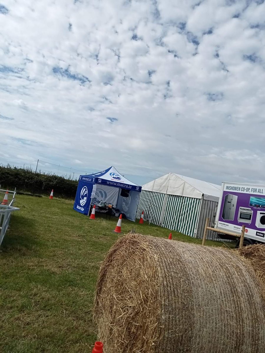 Inishowen Macra all set and ready to go! C'mon over and say hello!  #InishhowenShow <a href="/InishowenIndo/">Inishowen Independent</a> <a href="/InishowenNews/">Inishowen News</a> <a href="/InishowenNews/">Inishowen News</a> <a href="/highlandradio/">Highland Radio</a> <a href="/Northwestmacra/">Northwest Macra</a> <a href="/MacranaFeirme/">Macra na Feirme</a> #RuralYouth #YoungFarmers